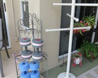 Water Weights, PVC Towel Stand