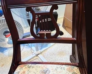 Dining chair set of 4 with table