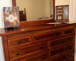 Dresser with bedroom set