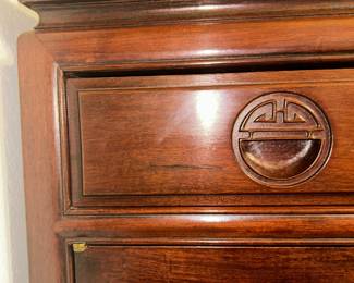 Detail on credenza