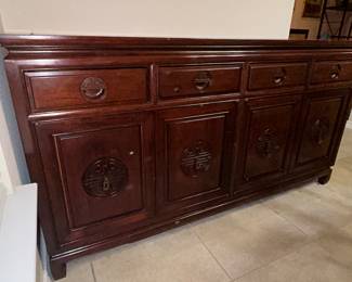 Rosewood credenza, matching to dining table