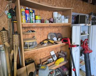 Garage workspace.