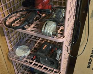 There are more tools in the basement. 