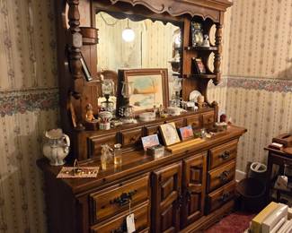 Furniture like this can withstand your kids and your pets.  Not the mirror though.