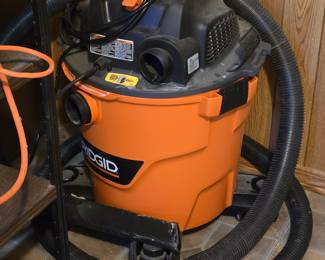 Shop vacuum in the basement. 