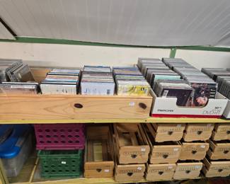 Cd storage boxes too.