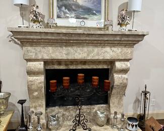 Decor, Art, Lamps, Candelabra, Fireplace Tools