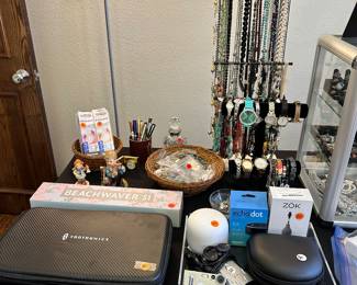 Electronics, Costume Jewelry, Watches, Pens, Gobels, etc.