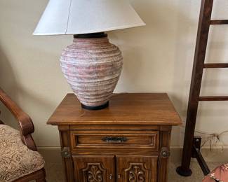 Nightstand, Lamp