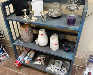 Bookcase, Candle items, Diffusers, etc.