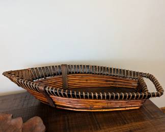 Wicker boat
