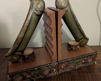 Very nice Canoe book ends