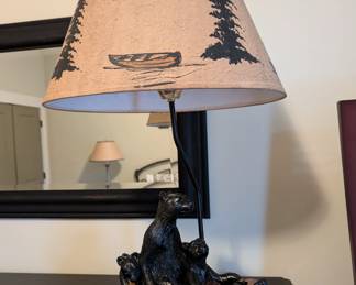 Kodiak bear family canoe