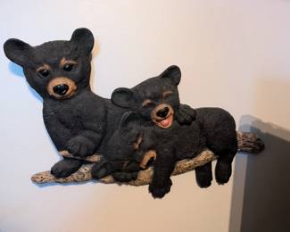 3 little bears on a limb wall art