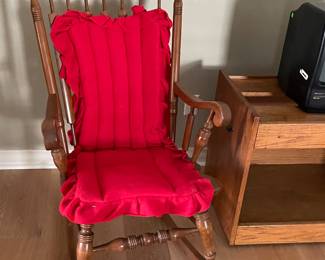 Vintage Maple Rocker, Printer Table