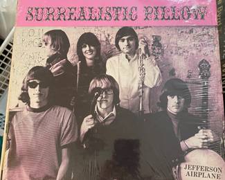 Vinyl Record Surrealistic Pillow Jefferson Airplane