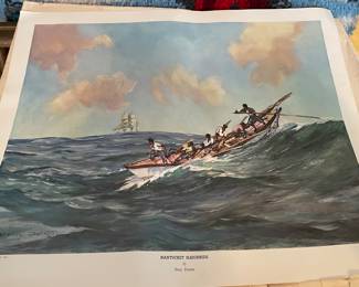 Whaling Prints by Percy Dalton