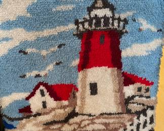 Latch Hook Rug Lighthouse