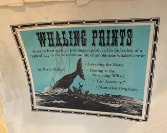 Whaling Prints by Percy Dalton