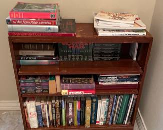 Bookcase, Assorted Books