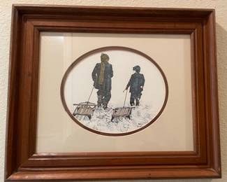 Framed Art Work Norman Rockwell