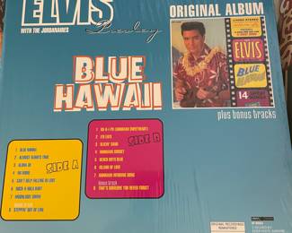 Vinyl Record Elvis Blue Hawaii Original Album