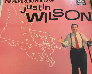 Vinyl Record The Humorous World of Justin Wilson