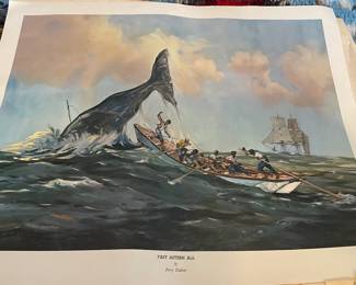 Whaling Prints by Percy Dalton