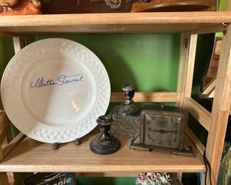 Martha Stewart Signed Plate