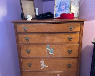 Tiger Maple Dresser