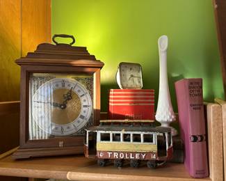 GE Clock, Fenton Swung Vase