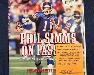 Phil Simms Autograph