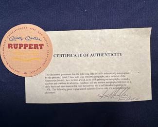 Mickey Mantle Autograph