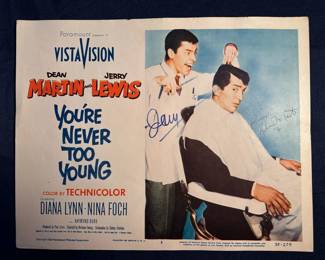 Dean Martin, Jerry Lewis Autograph