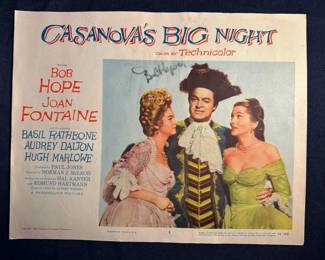 Bob Hope Autograph