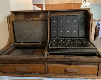 Antique Credit and Receipt Register
