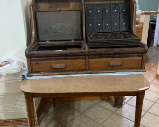 Mid-Century Table Underneath