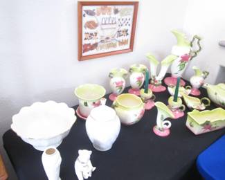 Vintage Hull Art Pottery, Woodland Serving Set, C-1950