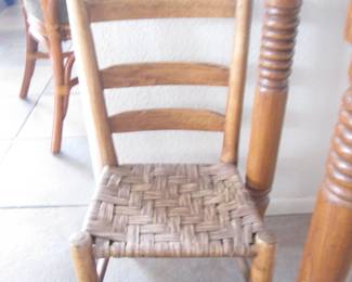Child's Chair, Woven Seat
