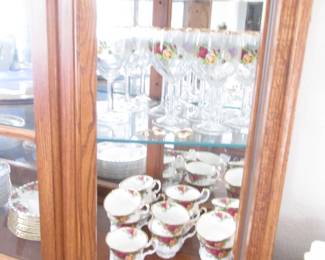 Large Set Royal Albert Bone Chine "Old Country Roses".  C-1962