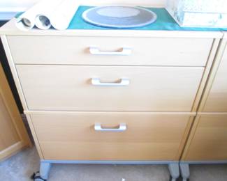 2-Rolling Drawer Storage Units