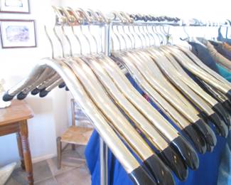 Gold-Plated Metal Hangers, Large Size!