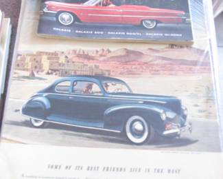 1940 Ad for the Lincoln Zephyr + 1963 Ford Galaxie Owner's Manual