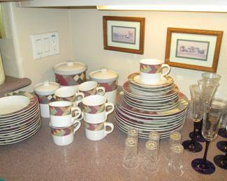 Studio Nova Dish Set, "Palm Desert"