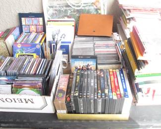 CD's, VHS's, DVD's