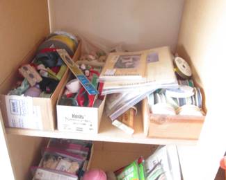 Crafting:  Sewing, Embroidery, Knitting, Stained Glass