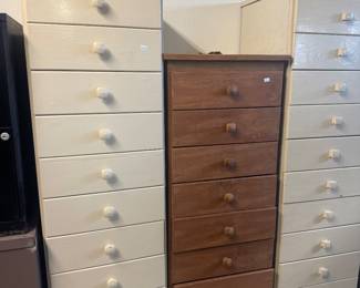 Solid Wood White Lingerie Chest 