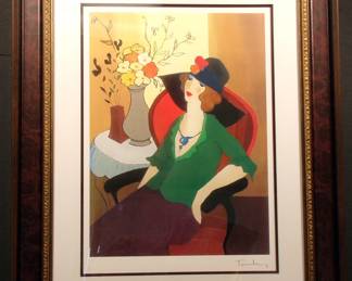Happy Recollection" by Itzchak Tarkay 
FRAMED ART