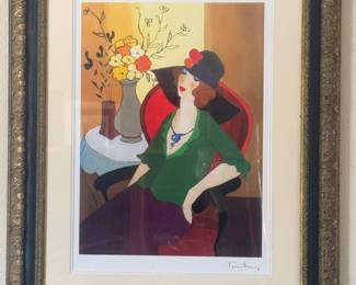 Happy Recollection" by Itzchak Tarkay 
FRAMED ART