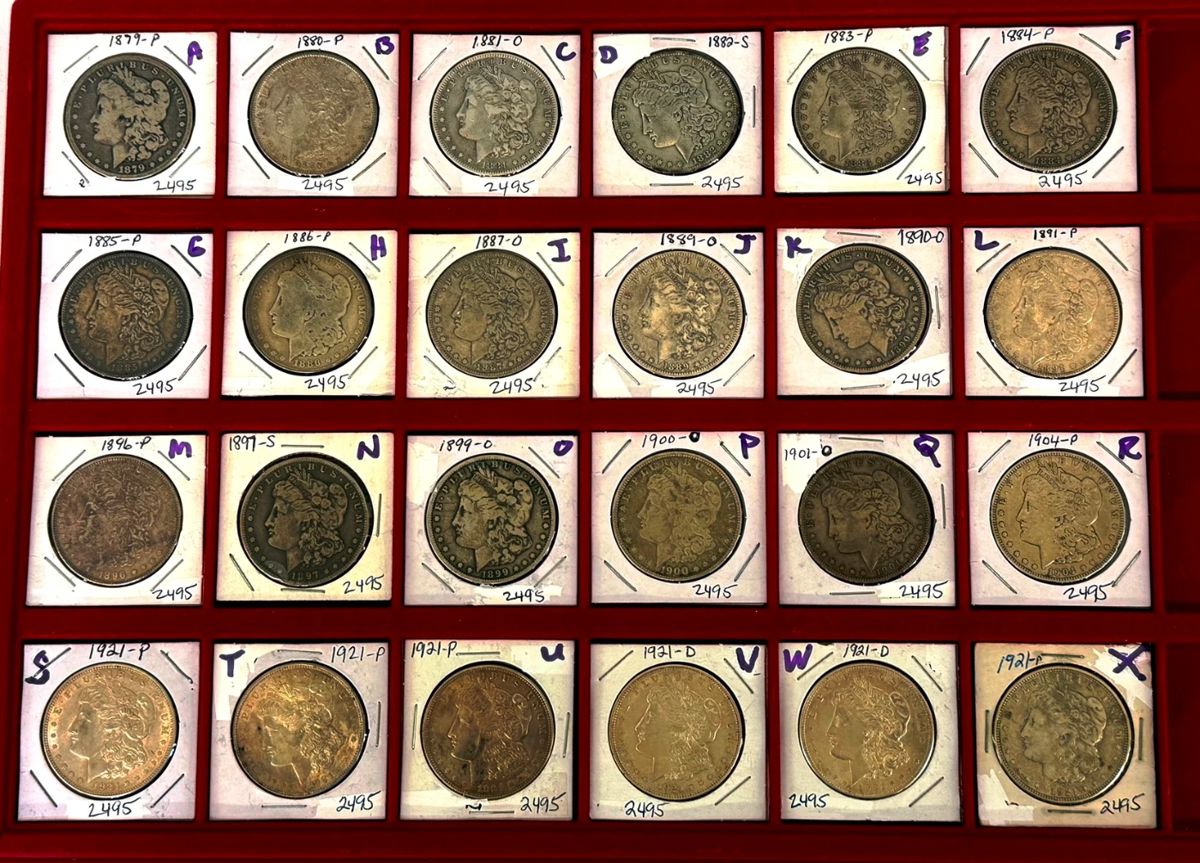 Morgan Silver Dollars, Earlier Dates